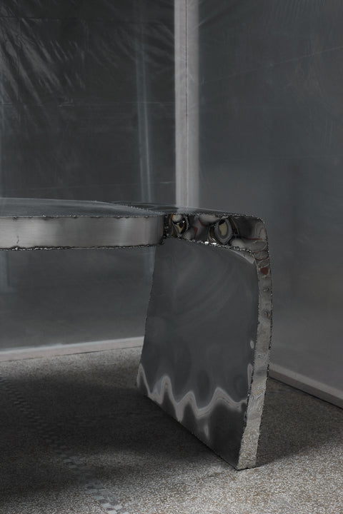 Crushed Table Sanded, Mirrored