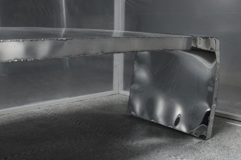 Crushed Table Sanded, Mirrored