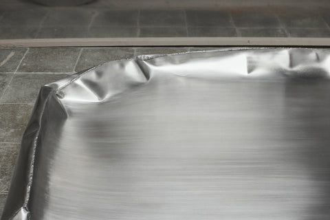 Crushed Coffee Table Stainless Steel