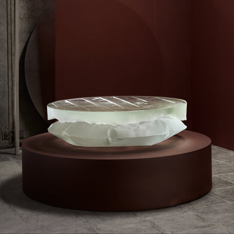 In Hale Cast Glass Coffee Table
