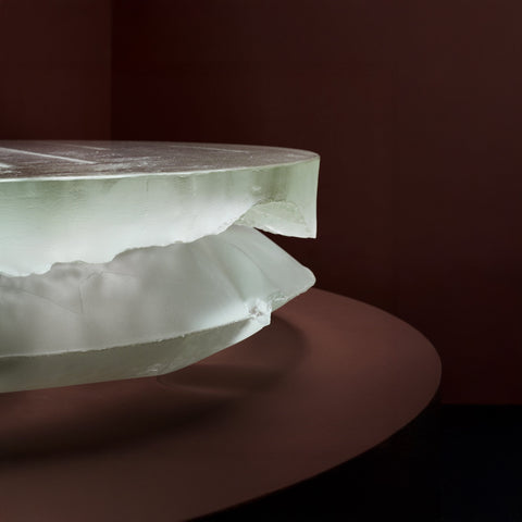 In Hale Cast Glass Coffee Table