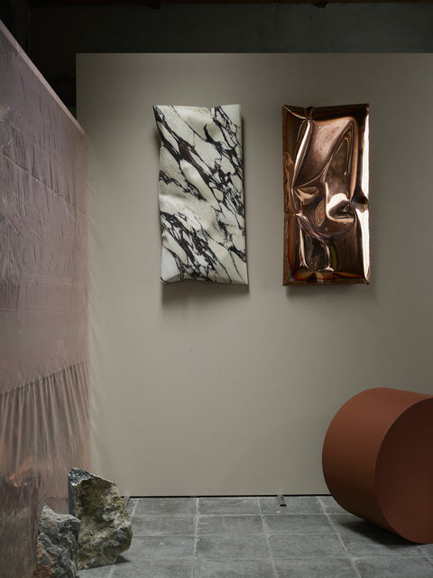 In and Ex Hale Wallpiece - Breccia Viola, Copper