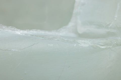 Crushed Cast Glass Coffee Table