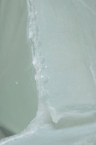 Crushed Cast Glass Coffee Table