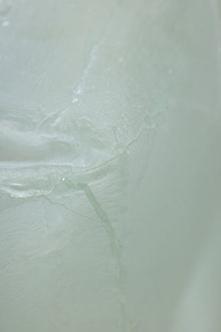 Crushed Cast Glass Coffee Table