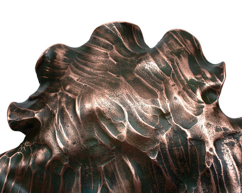 Large Copper & Steel Chair