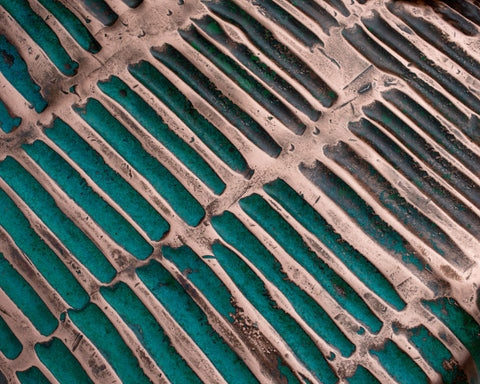 Copper and Steel Coffee Table