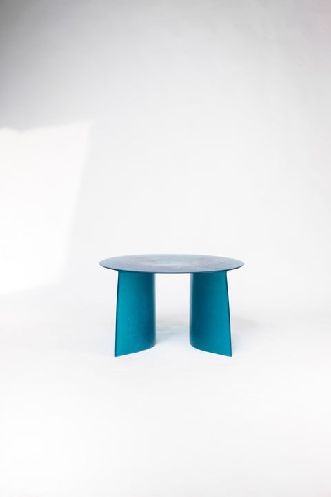 New Wave Round Coffee Table Blue