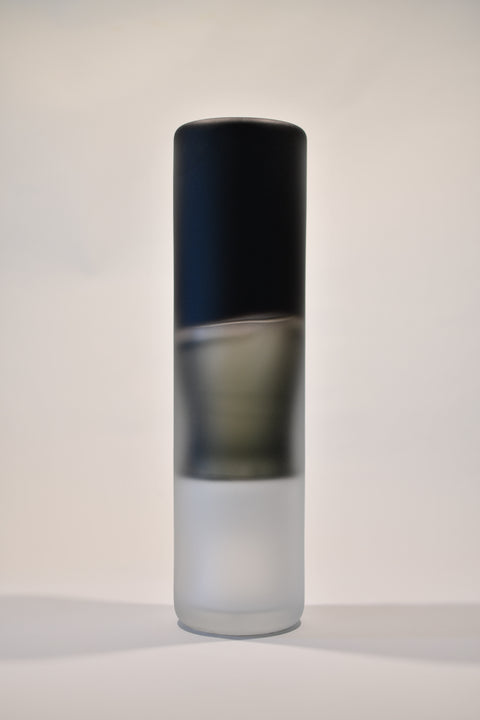 Accordi Vase - Black, Neutral Grey, Opal White