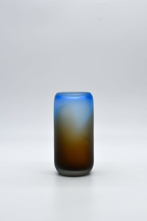 Gradienti Sari Blue Brown Vase (S)