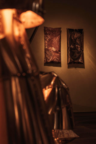 In and Ex Hale Wallpiece (Copper & Mexican Red Fantastico)