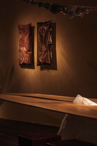 In and Ex Hale Wallpiece (Copper & Mexican Red Fantastico)