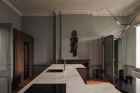 Fragment Dining Table Black Patinated