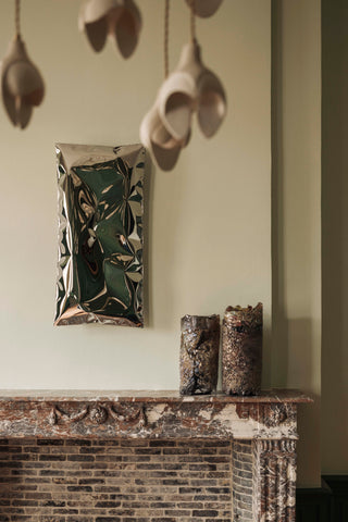 In Hale Wallpiece Stainless Steel Small
