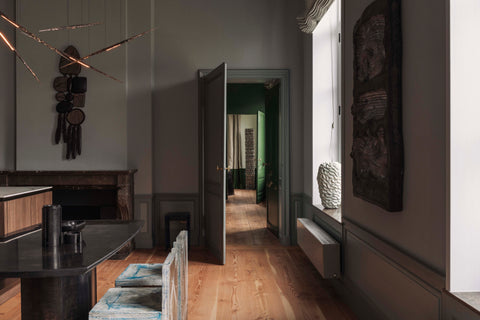 Fragment Dining Table Black Patinated