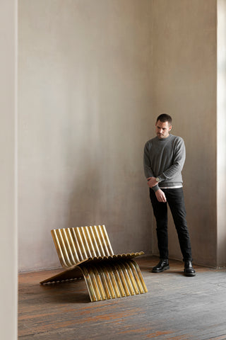 OBJ-02 Brass Chair