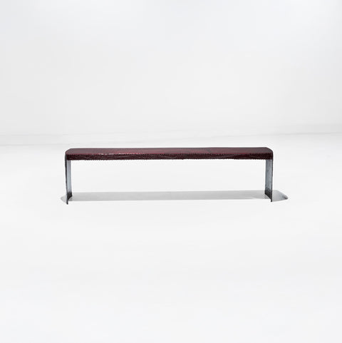 Oxblood Waltz Bench