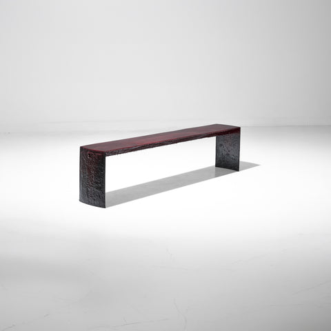 Oxblood Waltz Bench