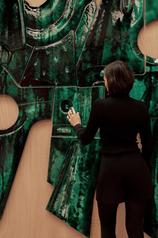 Mural Deep Green