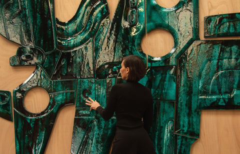 Mural Deep Green