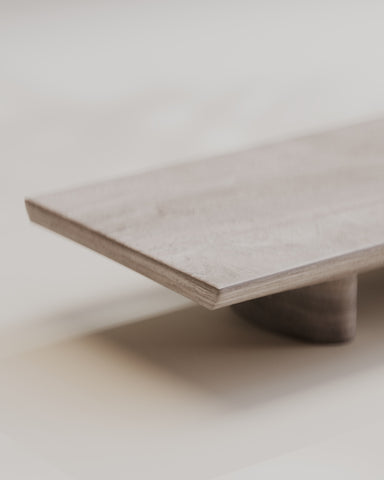 Abraccio Travertino Silver Rectangular Coffee Table