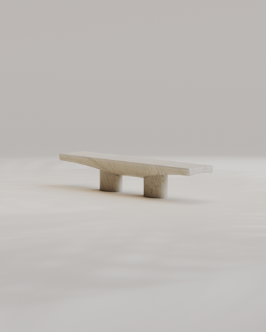 Abraccio White Kyknos Bench