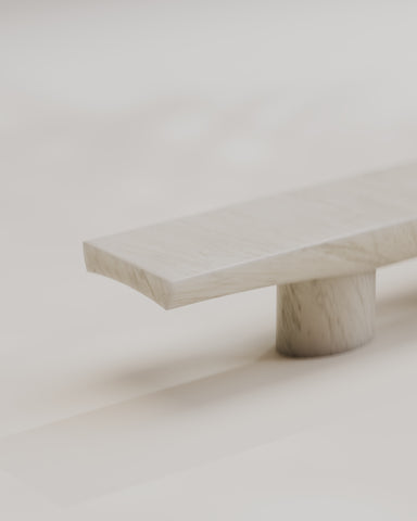 Abraccio White Kyknos Bench