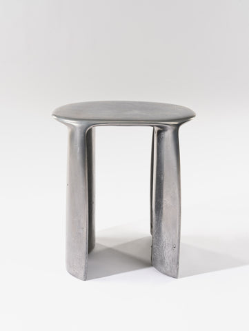 New Wave Stool Liquid Aluminium