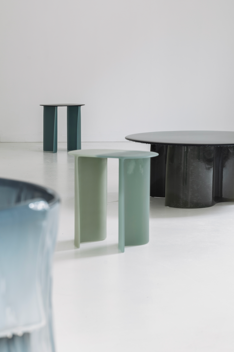 New Wave Stool Duo Green