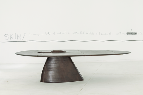 Leather Pico Table