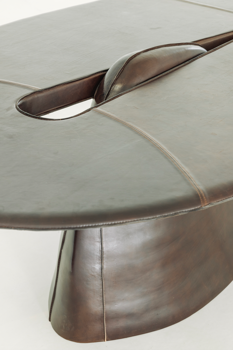 Leather Pico Table