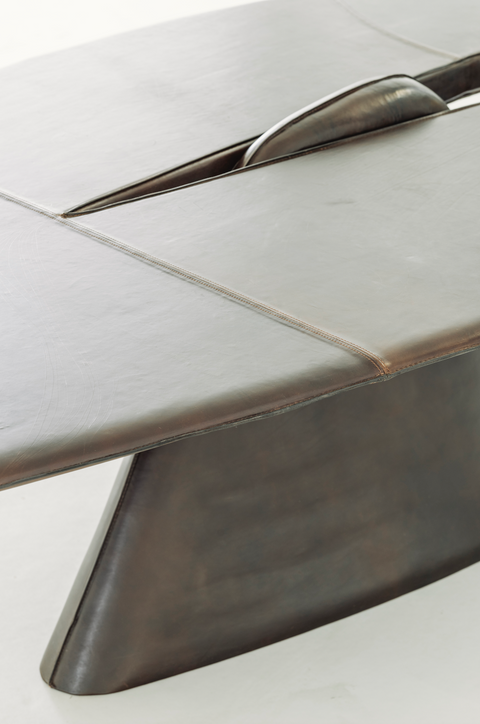 Leather Pico Table