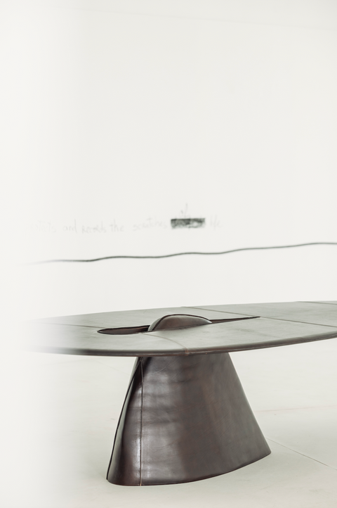 Leather Pico Table