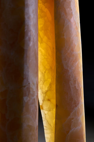 Tatau Side Table Honey Onyx
