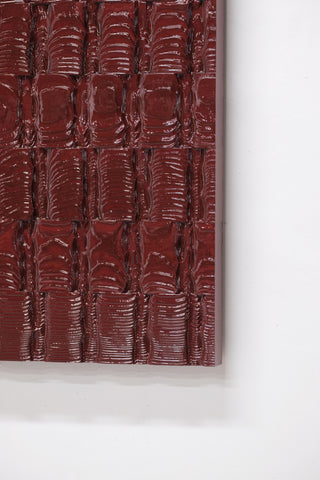 Wallpiece composition 5 - Deep red