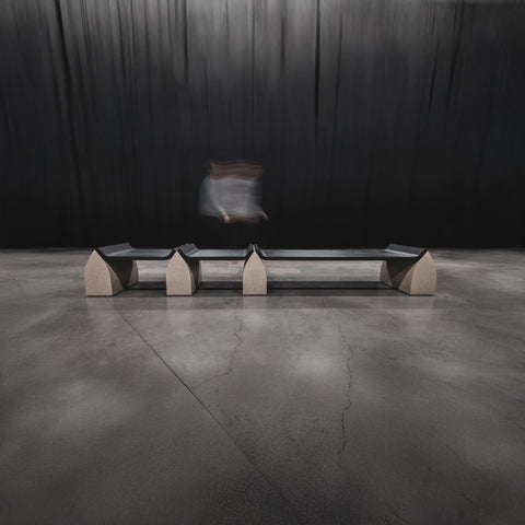 Traaf Bench Set - 2 small, 1 large (Oak)