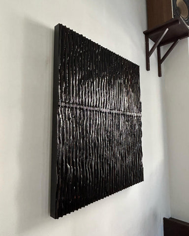 Wallpiece composition 1 - Deep brown small