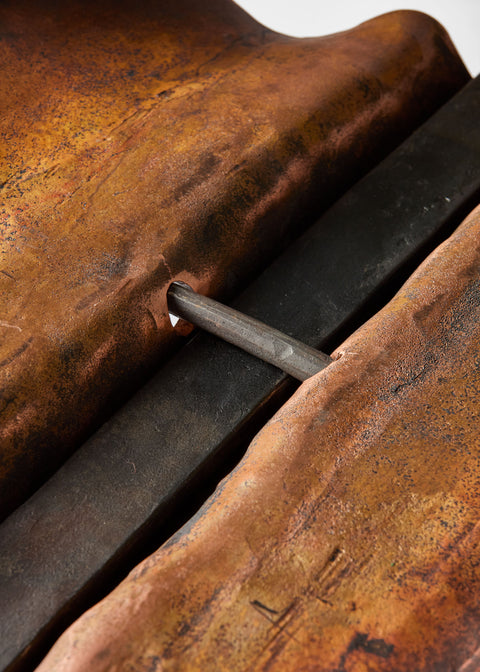 Copper & Steel Chair