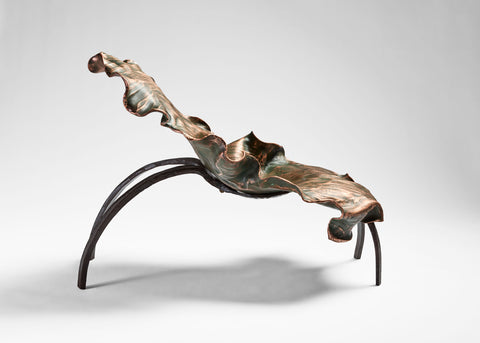 Large Copper & Steel Chair