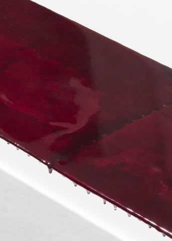 Oxblood Waltz Bench
