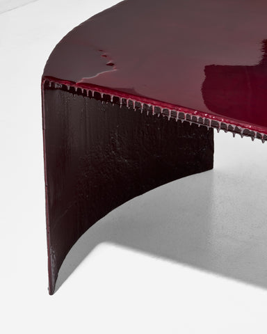 Oxblood Waltz Low Dining Table