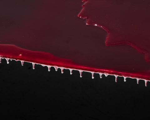 Oxblood Waltz Low Dining Table