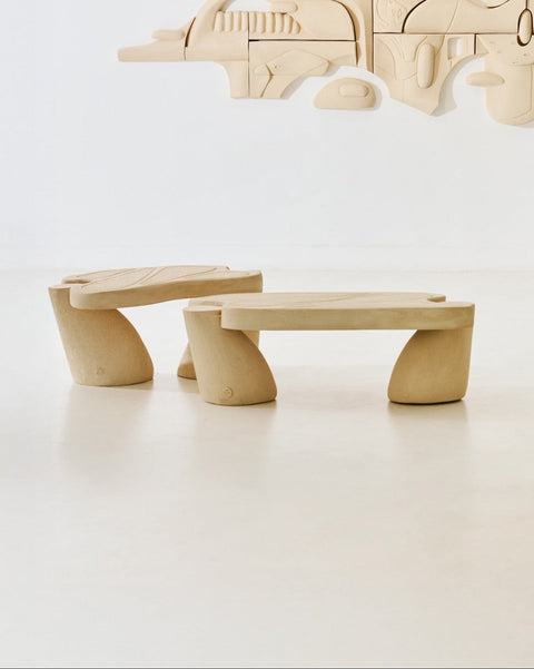 Coffee Table Rhino Ivory Clay