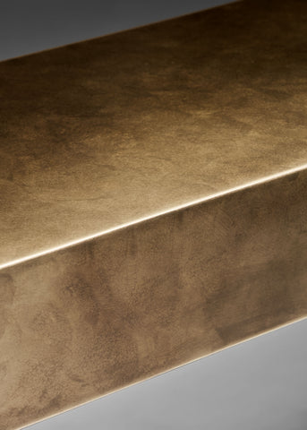 One Curve Console Brass