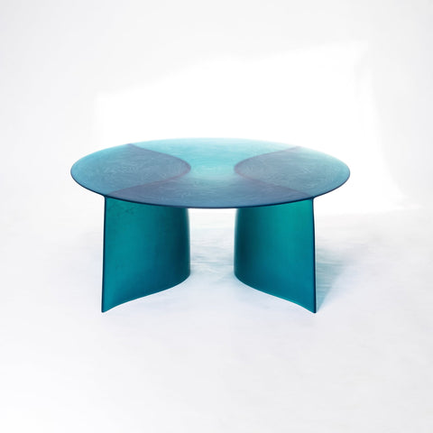 New Wave Round Coffee Table Blue