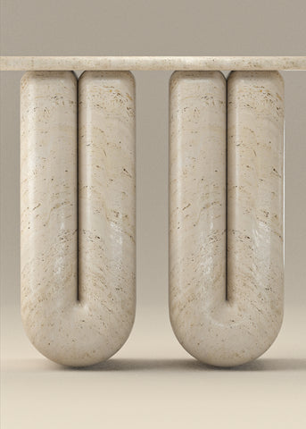 Chubby Console - Stone