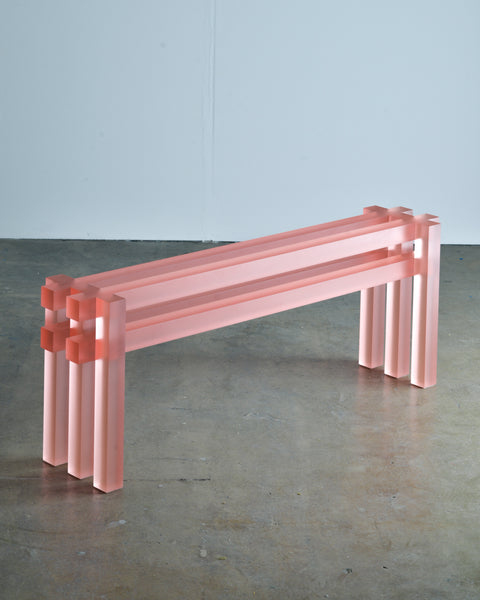 Tralucid Bench 125 Pink