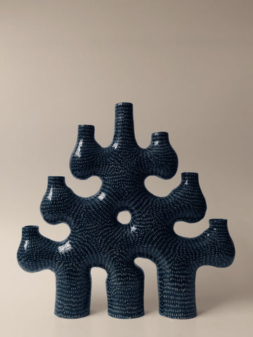 Forest Candelabra 05 - Midnight blue
