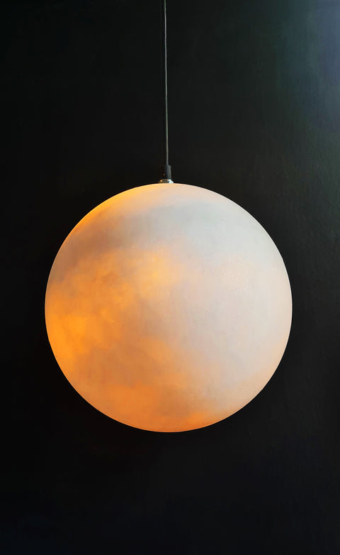 Marbled Salts Planet Lamp - Objects With Narratives